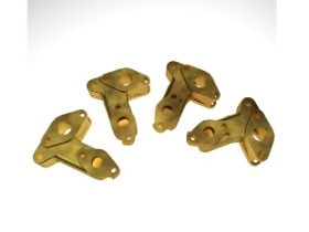 失蠟精密鑄造模連接桿（鑄銅）